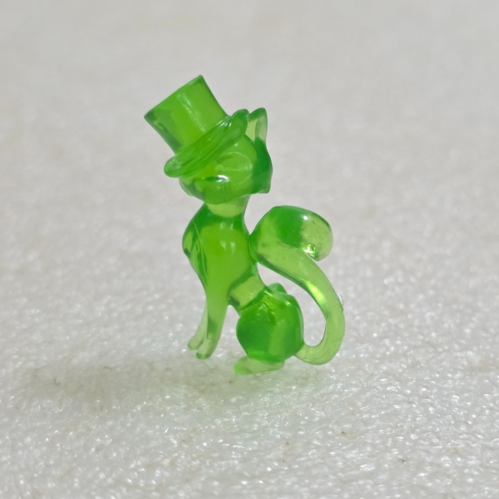 Hasbro Monopoly Voice Banking Cat with Top Hat Green Translucent Token Piece